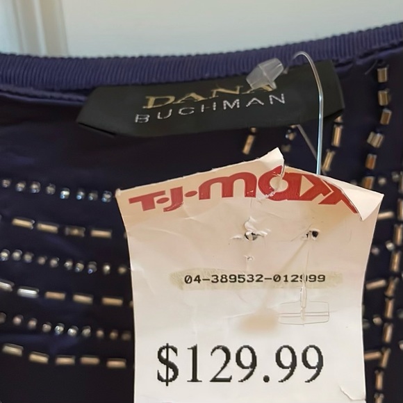 Dana Buchman Silk Beaded Skirt NEW - Picture 5 of 5